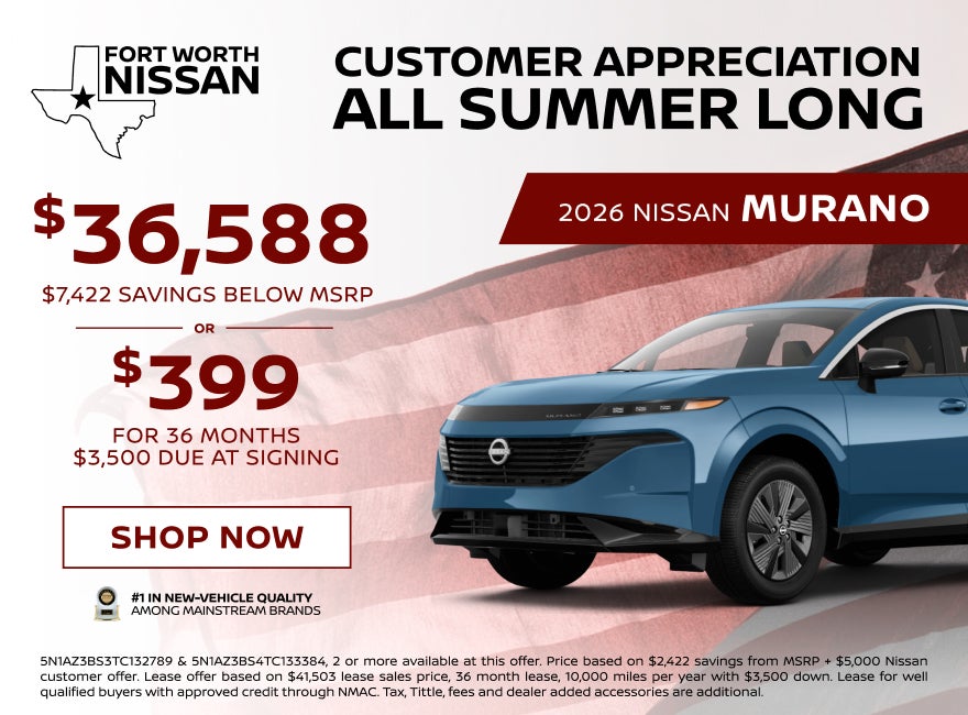 Customer Appreciation Offers on 2026 Murano