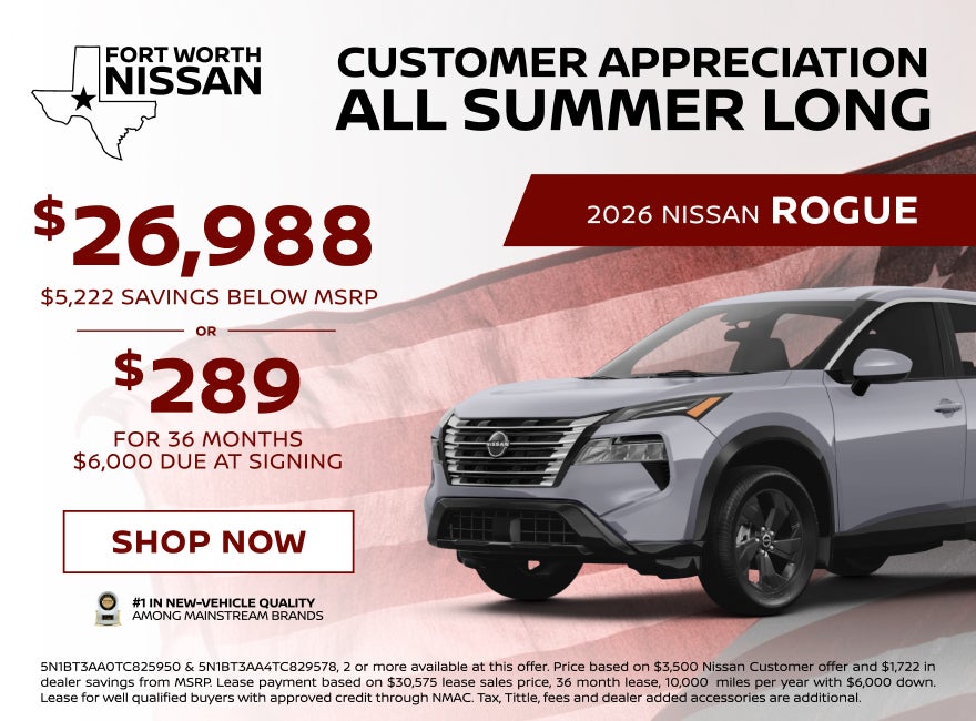 Customer Appreciation Offers on 2026 Rogue