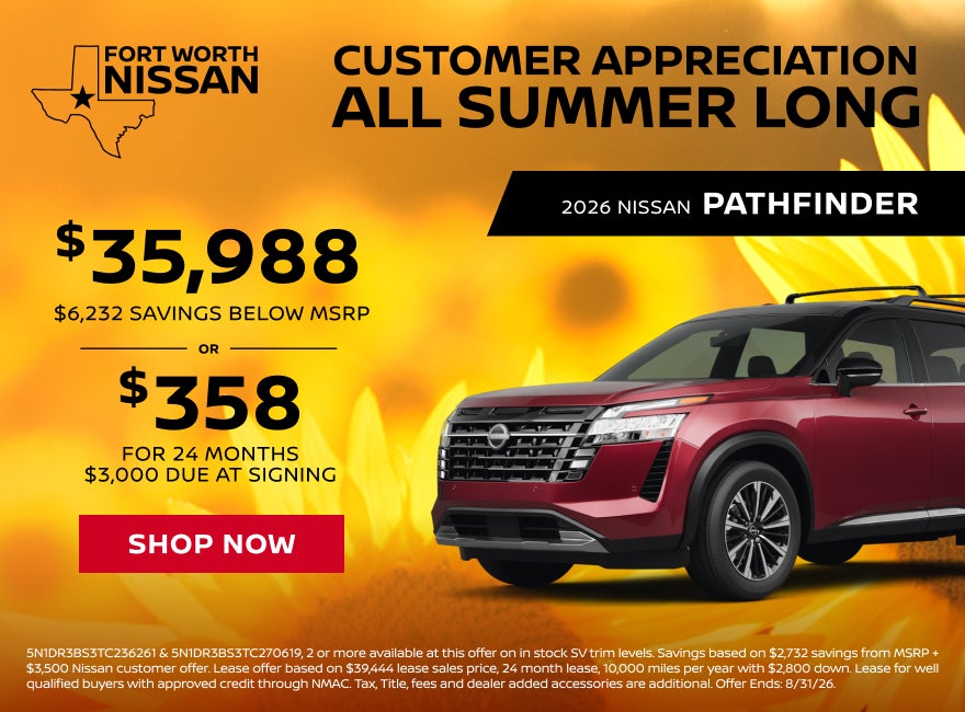 Customer Appreciation Offers on 2026 Pathfinder