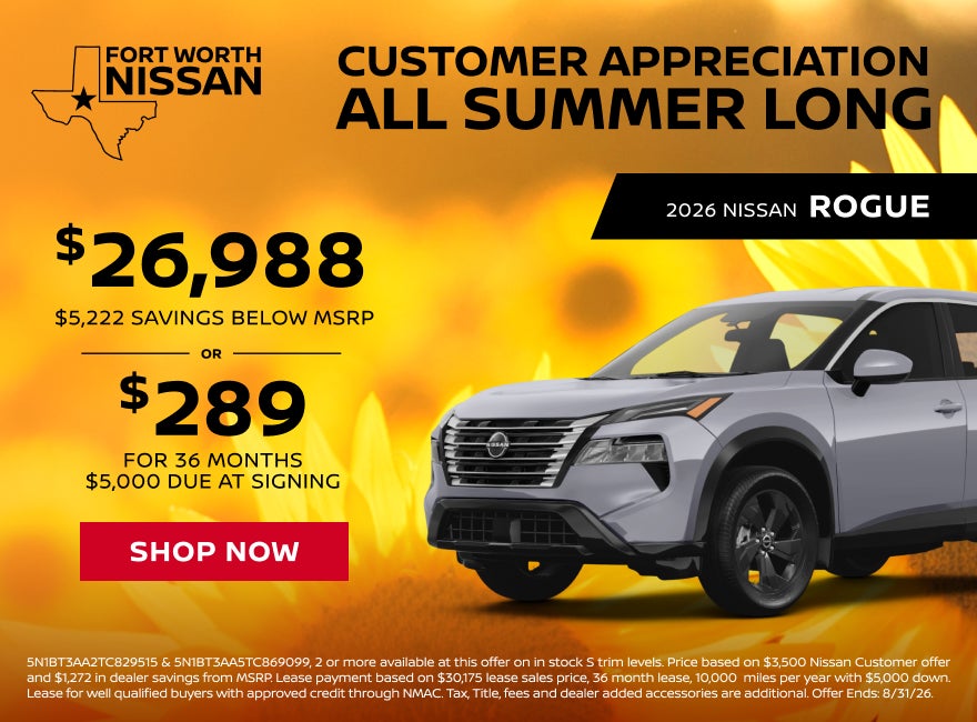 Customer Appreciation Offers on 2026 Rogue