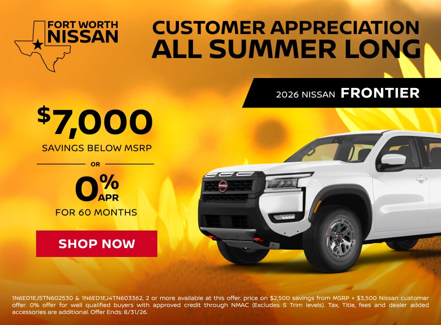 Customer Appreciation Offers on 26 Frontier