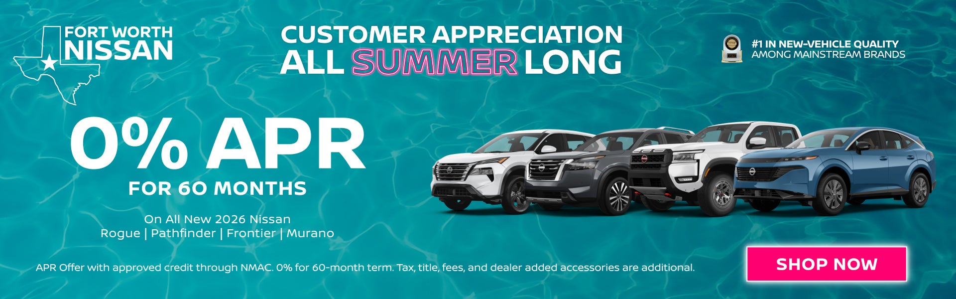 0% APR ON ROGUE | PATHFINDER | FRONTIER | MURANO