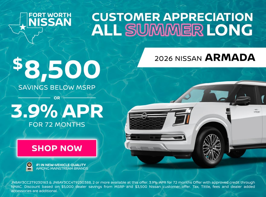 Customer Appreciation Offers on 2026 Armada