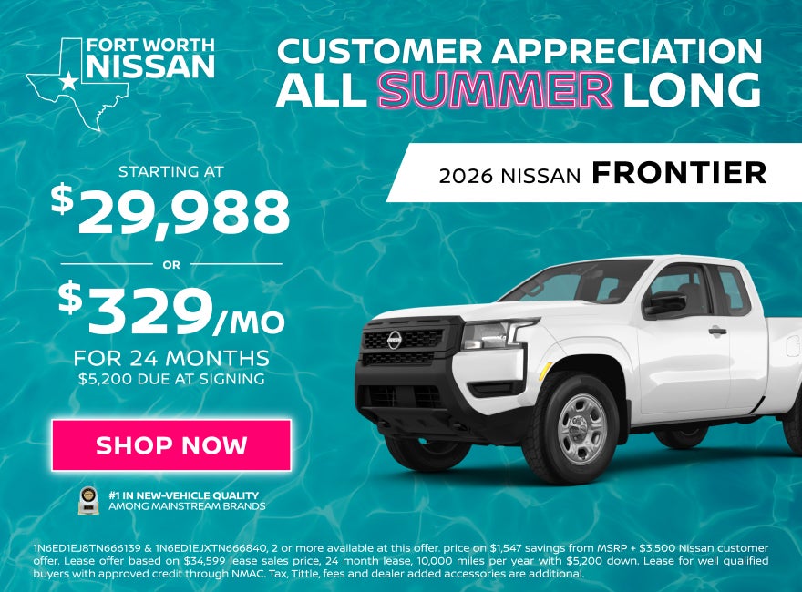 Customer Appreciation Offers on 26 Frontier