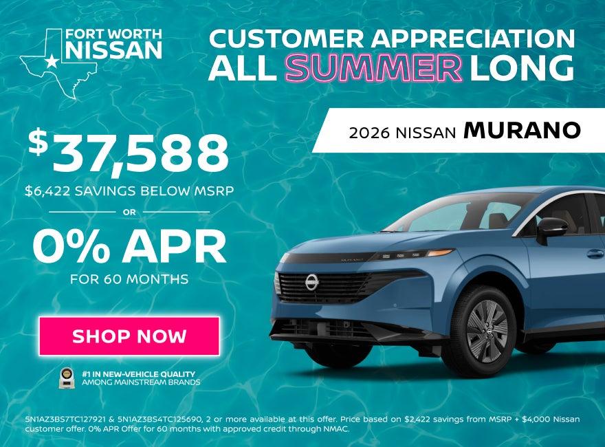 Customer Appreciation Offers on 2026 Murano