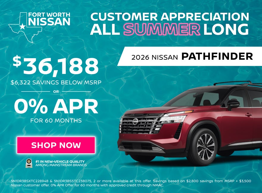 Customer Appreciation Offers on 2026 Pathfinder