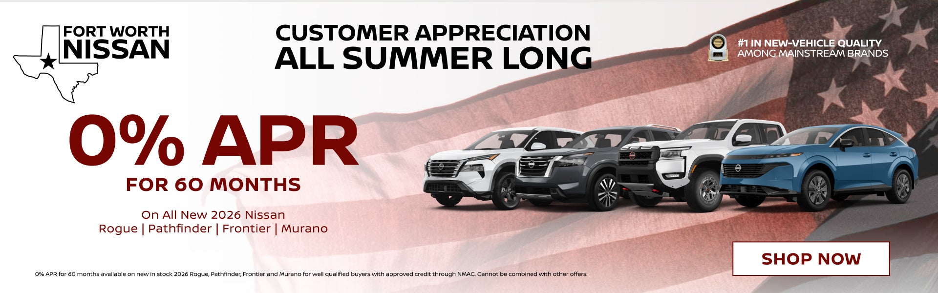 0% APR ON ROGUE | PATHFINDER | FRONTIER | MURANO