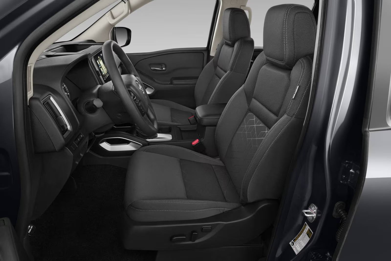 The front interior of a frontier.