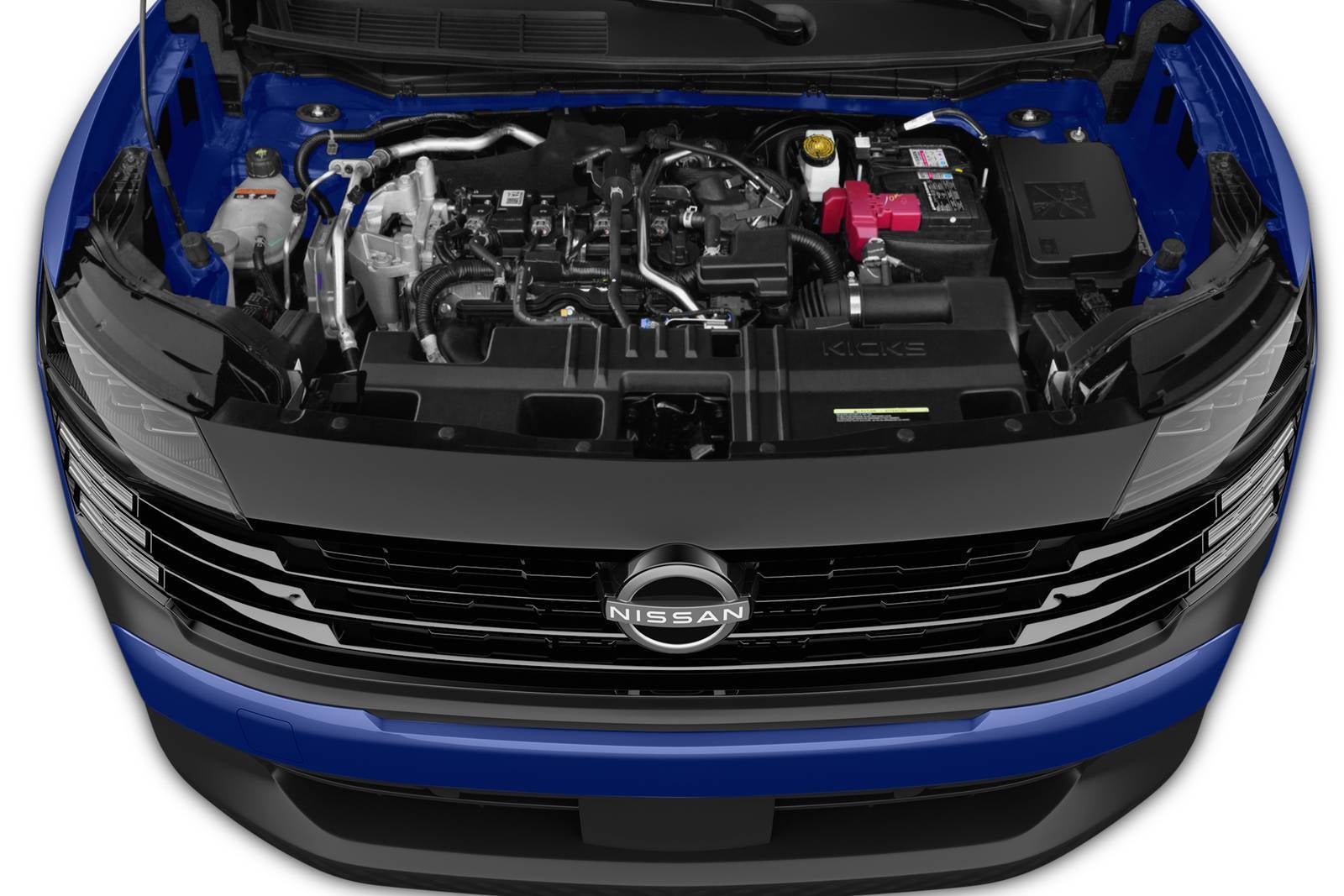 A under the hood look at a nissan kicks.