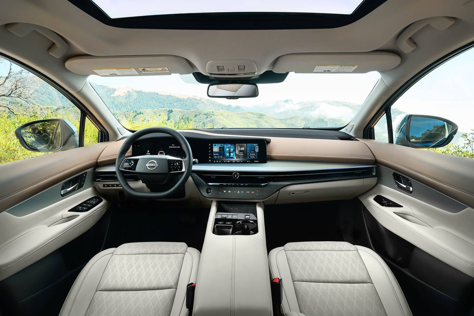 The front dash in a murano.