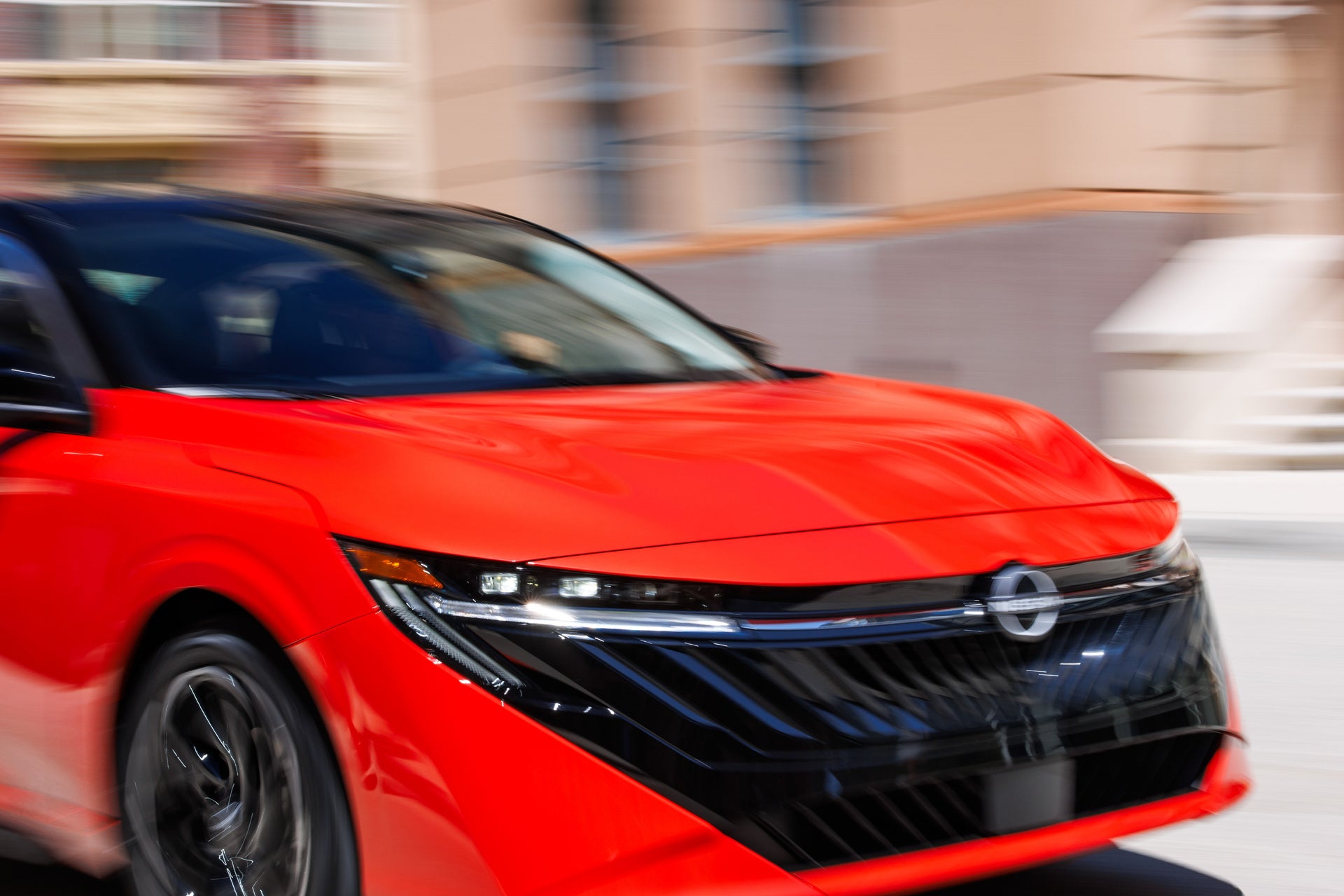 2026 Nissan Sentra parked in the city