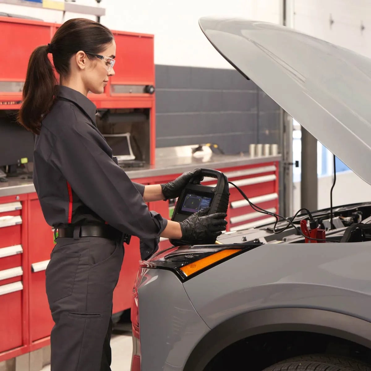 High-voltage battery system inspection