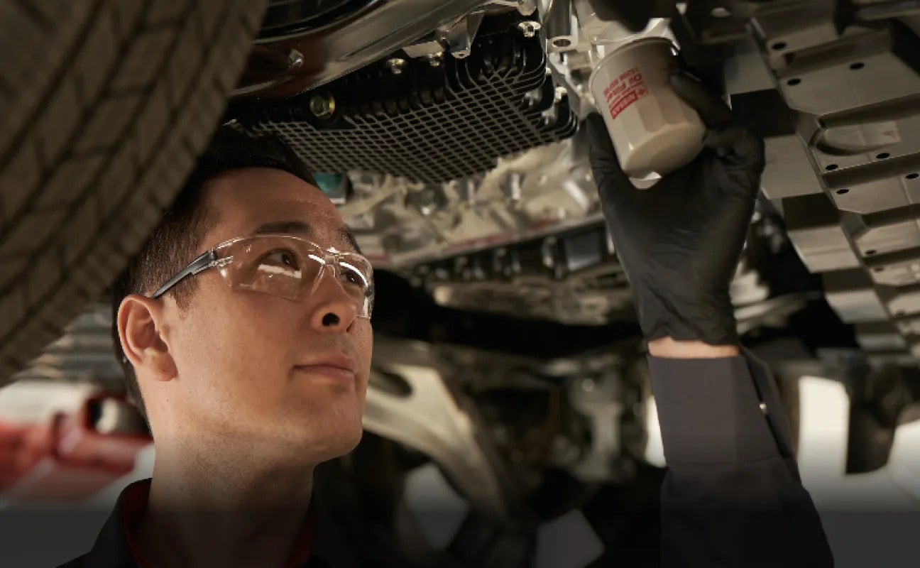 Engine oil and filter service